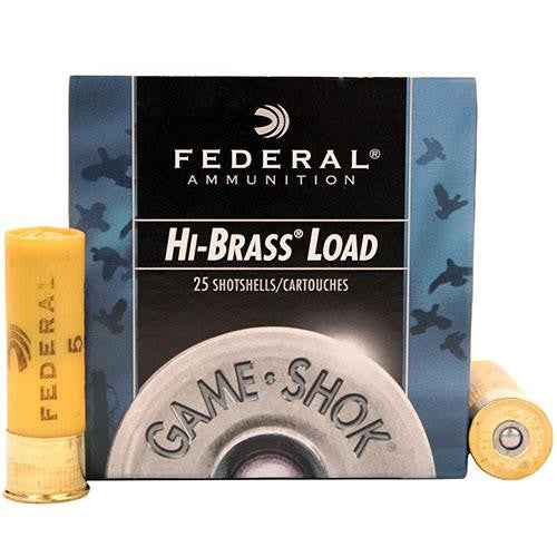 20 Gauge - Game-Shok High Brass, 2 3-4", 1 oz, #5 Lead Shot, Per 25