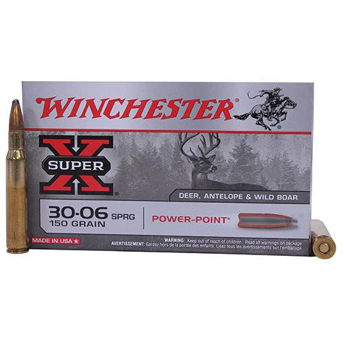 30-06 Springfield - 150grain, Super-X Power-Point, (Per 20)