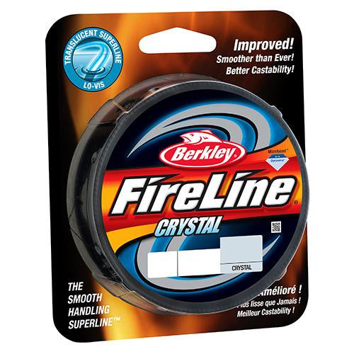 FireLine Fused SuperLine Crystal Line Spool - 1500 Yards, 0.008" Diameter, 10 lb Breaking Strength, 4 lb Super Line Mono Equiv
