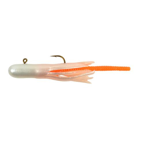 PowerBait Pre-Rigged Atomic Teasers Soft Bait - 1-16 oz Size, Pearl, Per 3
