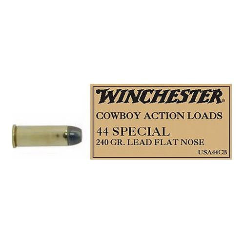 44 Smith & Wesson Special - USA Cowboy, 240 Grains, Lead Flat Nose, Per 50