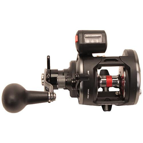 Warfare Level Wind Conventional Reel - 15, 5.1:1 Gear Ratio, 29" Retrieve Rate, 15 lb Max Drag, Left Hand, Boxed