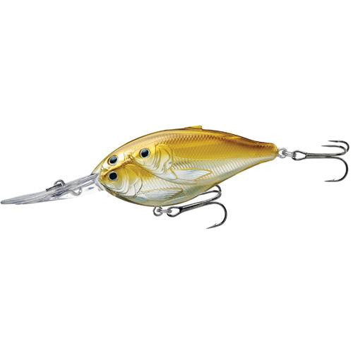 Threadfin Shad Crankbait - Freshwater, 3 1-2", #1 Hook, 20' Depth, Metallic Pearl-Olive