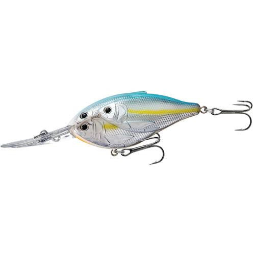 Threadfin Shad Crankbait - Freshwater, 3 1-2", #1 Hook, 20' Depth, Metallic Pearl-Blue Shad