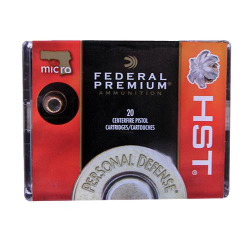 Federal Premium, 9mm, 150 Grain, JHP - Federal 9mm, 150 Grain, Premium, HST, Jacketed Hollow Point, 20 Quanity