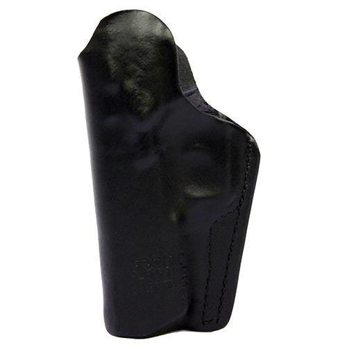 Inner Waistband Leather Holster - Jericho-Baby Eagle Full Size with Rails Up to 5" Barrel with Rail, Black, RH