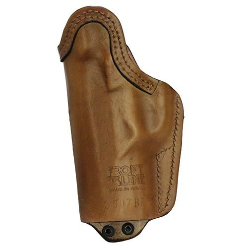 Inner Waistband Tuckable Leather Holster - Beretta PX4 with 4" Barrel, Brown, Right Hand