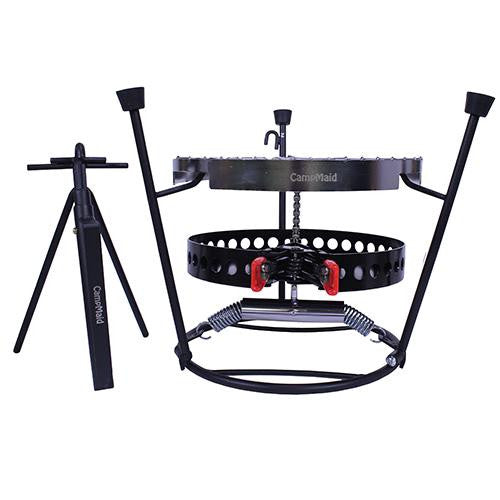 Combo Set - 4 Piece, Lid Lifter-Charcoal Holder-Flip Grill-Kick Stand