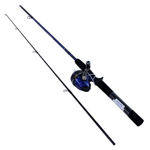 Ameican Hero Spincast Combo, 3.1:1 Gear Ratio, 5'6" 2pc Rod, Medium Power