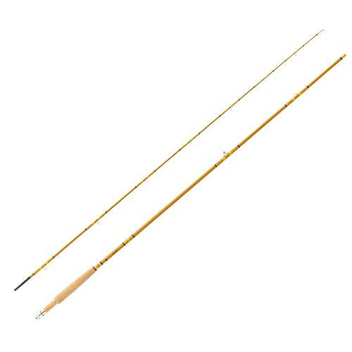 Crafted Glass Fly Rod - 8'6" Length, 2 Piece, Honey Gold Glass, Medium