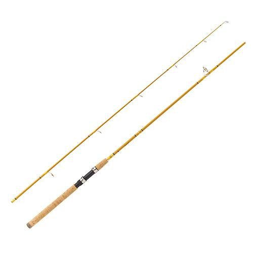 Crafted Glass Spinning Rod - 8'6" Length, 2 Piece, Gold Glass, Medium