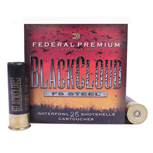12 Gauge - Premium Black Cloud Waterfowl, 3", 1 1-4 oz, #2 Steel Shot, Per 25