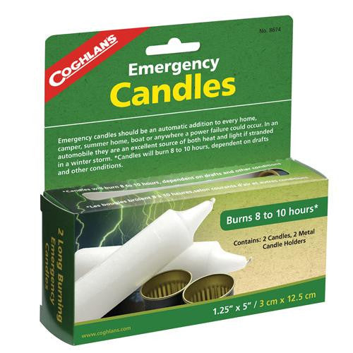 Emergency Candles -- Package of 2