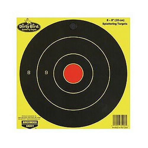 Dirty Bird Chartreuse Bull's Eye Target - 8", Per 8