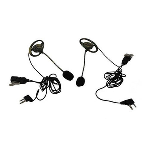 Headsets - Camo, w-Wind Resistant Boom Mic