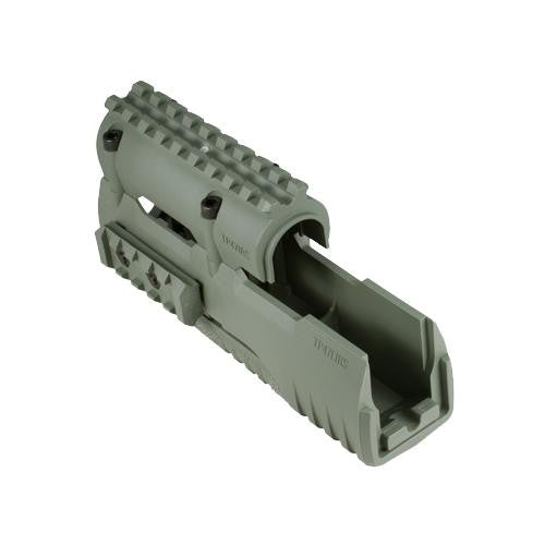 Tekko Polymer AK47 Integrated Rail System - Foliage Green