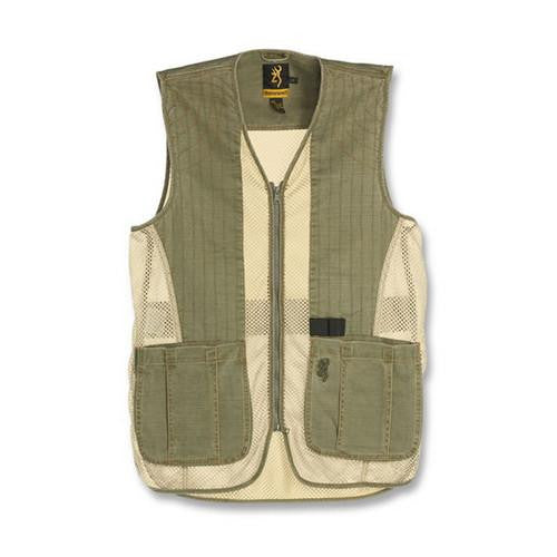 Rhett Mesh Vest Olive-Tan - Small