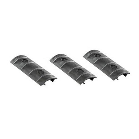 Full Rail Covers, 2-Pack, Black - Long, 15 Slot