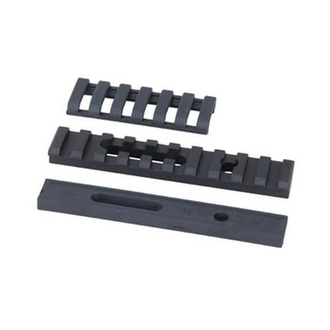 Aluminum UMP Rail - 10 Slot w Reduced Adapter Base