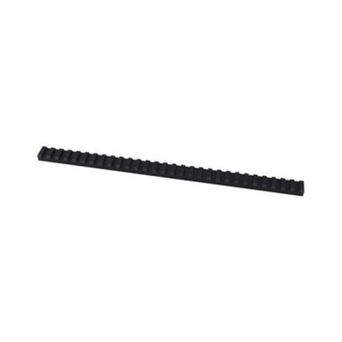 Aluminum UMP Rail - 12" x .400", Blank-No Holes, Black