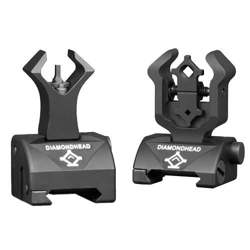 Diamond Sight - Rear and Gas Block AR15 Front