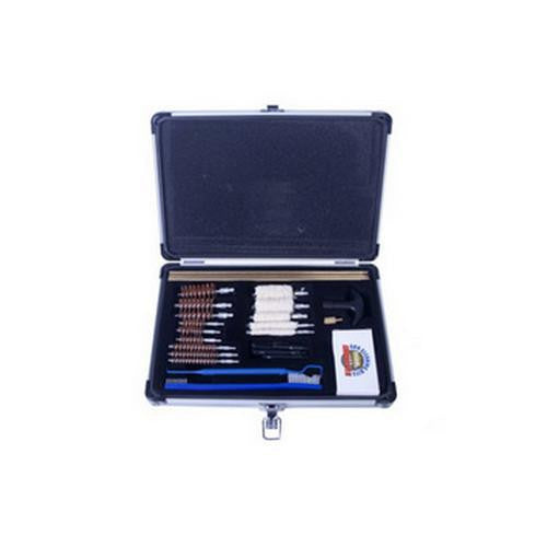 Universal Select 30 Piece .22 Caliber and Larger Cleaning Kit - Aluminum Case