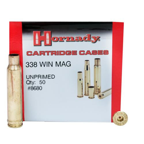 Unprimed Brass - 338 Winchester Magnum (Per 50)