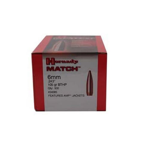 6mm Bullets - 105gr BTHP Match (Per 500)