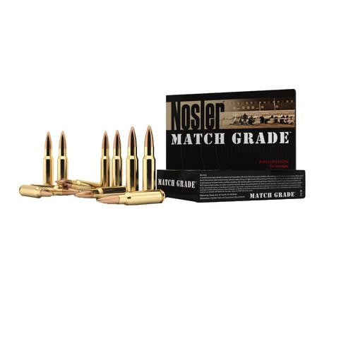 338 Lapua Magnum Ammunition - Match Grade, 300 Grains, Custom Competition Hollow Point Boat Tail, Per 20