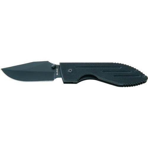 Warthog Folder - II, Black Clip, Straight Edge (Clam Pack)