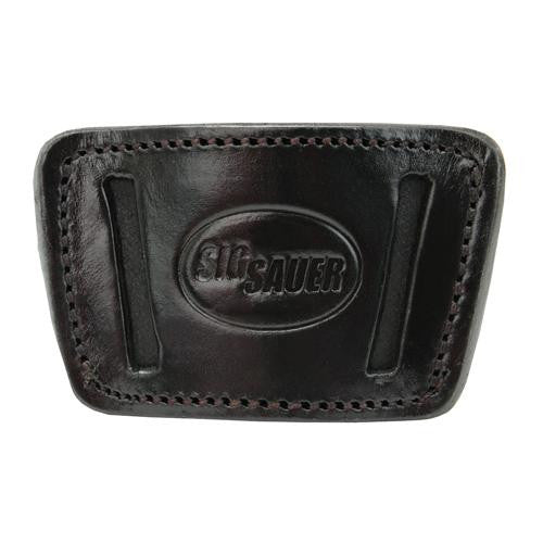 Open Top Conclmnt P290 Black Leather w-Clip-Loop