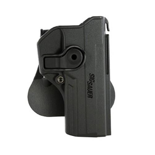 Retention Roto Paddle Holster - P250 Full Size, All Calibers, Black Polymer