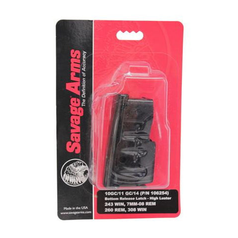 Savage Replacement Magazine - Detachable Box Magazine Short Action 204-223-22-250-243-7-08-308 4 Round