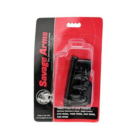 Savage Replacement Magazine - Detachable Box Magazine WSM Bottom 4 Round