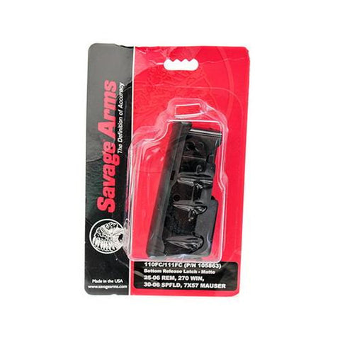 Savage Replacement Magazine - Detachable Box Magazine Long Action Bottom, Matte Blue 4 Round