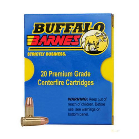 9mm +P Barnes TAC-XP (Per 20) - 95 Gr