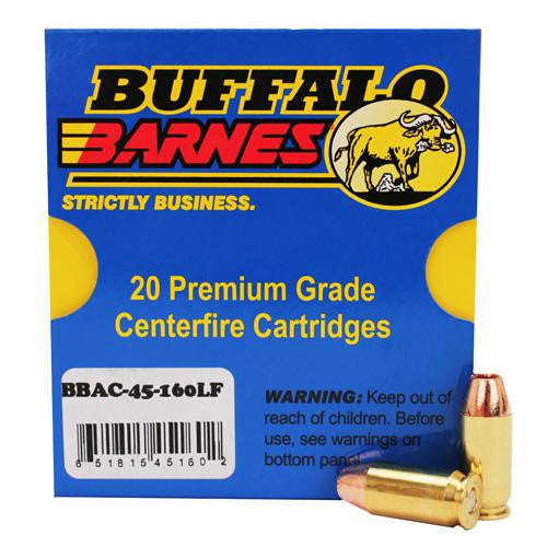 45ACP+P Barnes TAC-XP ( Per 20) - 160 Gr