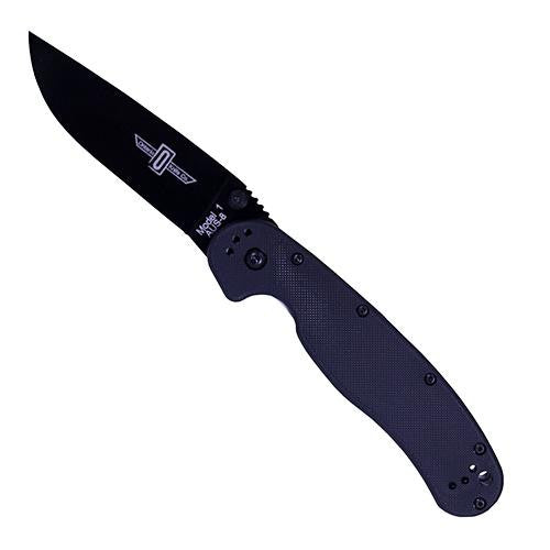 RAT Folder - Black - Plain Edge