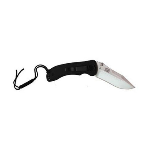 JPT-3R Drop Point Black Round Handle - Stainless, Plain