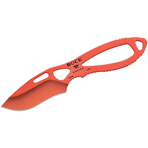 PakLite - Skinner, 2 7-8" Plain Satin Blade, Drop Point, Orange Traction CoatHandle, Boxed