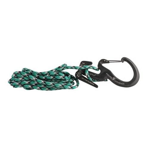 Figure 9 Carabiner - Black Single Pack with Rope, Large