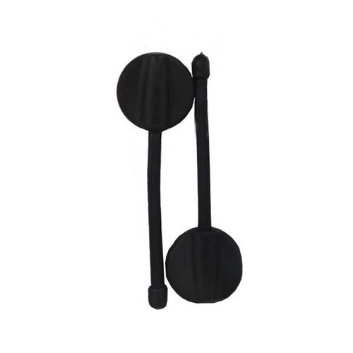 Gear Tie Hanging Twist Tie 2" - Black