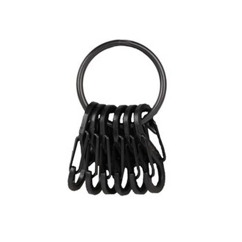 Key Ring - Steel Black-Black S-Biners