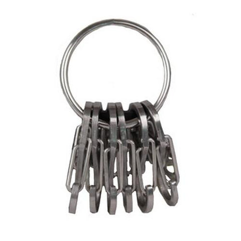 Key Ring - Steel Stainless-Stainless Steel S-Biners