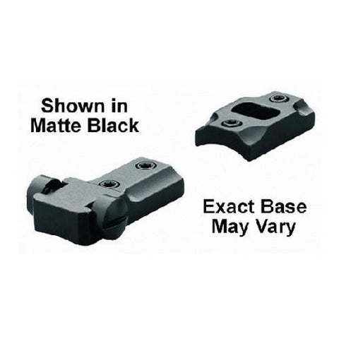 Standard Two Piece Base - Gunmakers Windage Black