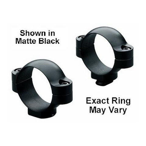 Standard 30mm Rings - Medium Black