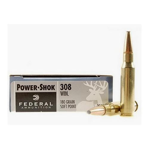 308 Winchester - Power-Shok, 180 Grains, Soft Point, Per 20