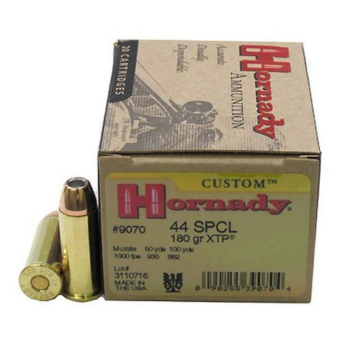 44 Special by Hornady,180 Gr, JHP-XTP, (Per 20)