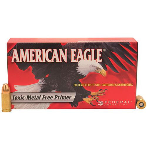 9mm Luger - American Eagle, 147 Grains, Total Metal Jacket, Per 50