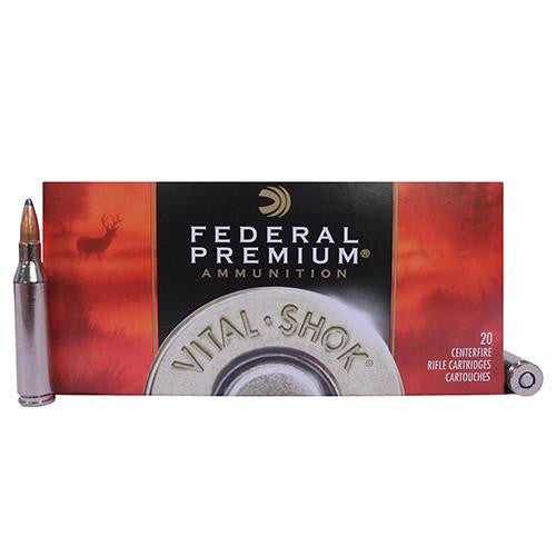 243 Winchester - Premium Vital-Shok, 100 Grains, Sierra GameKing Soft Point Boat Tail, Per 20